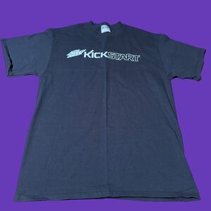 Mountain Dew Kickstart Double Sided Promo T Shirt Energy Drink Green Size M